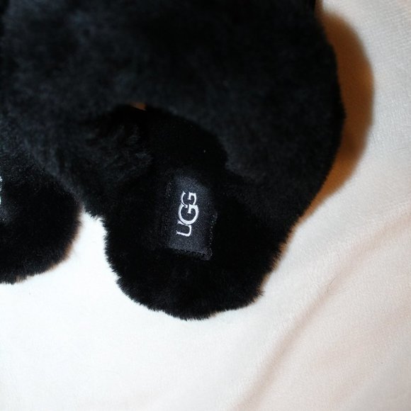 NIB UGG SCUFFETTE WOMEN'S HEART VALENTINE'S SUEDE SHEARLING LINED SLIPPERS - Picture 5 of 7